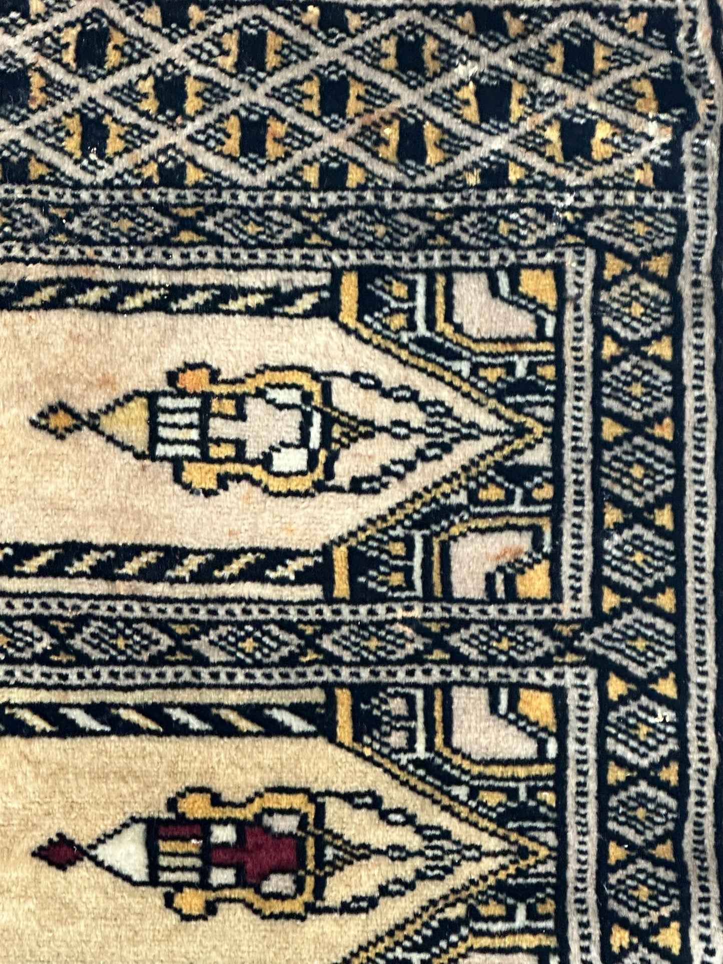 Orientteppich handgeknüpft 87x32 cm Buchara Schurwolle