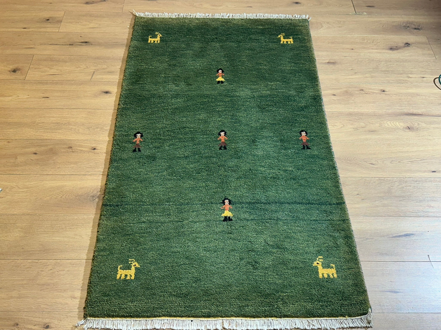 Orientteppich handgeknüpft Gabbeh 160x90 cm