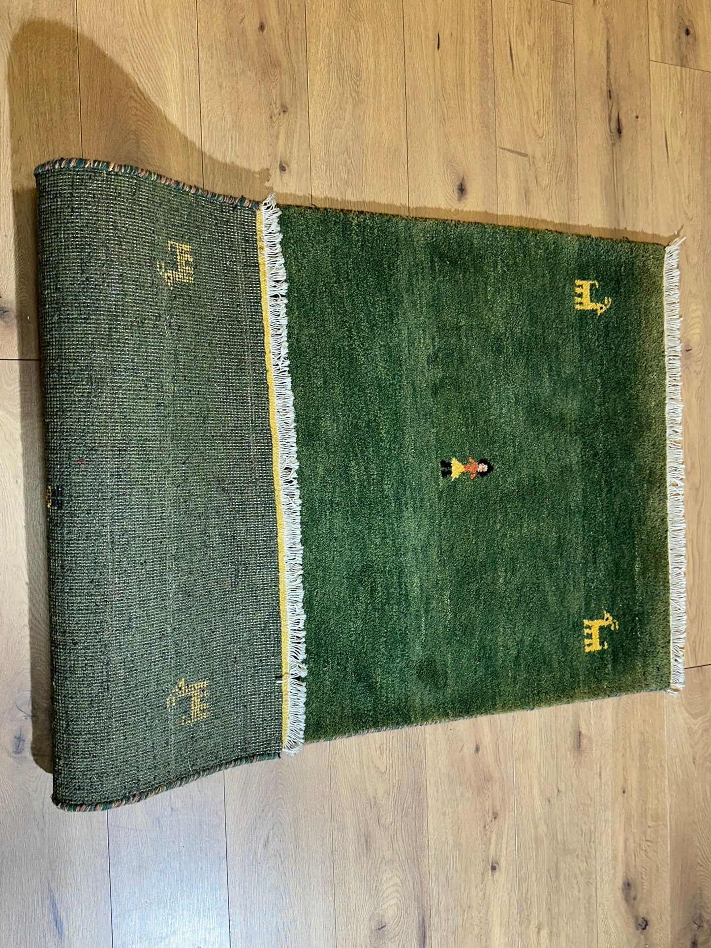 Orientteppich handgeknüpft Gabbeh 160x90 cm