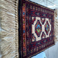 Orientteppich handgeknüpft 35x30 cm Buchara Wolle