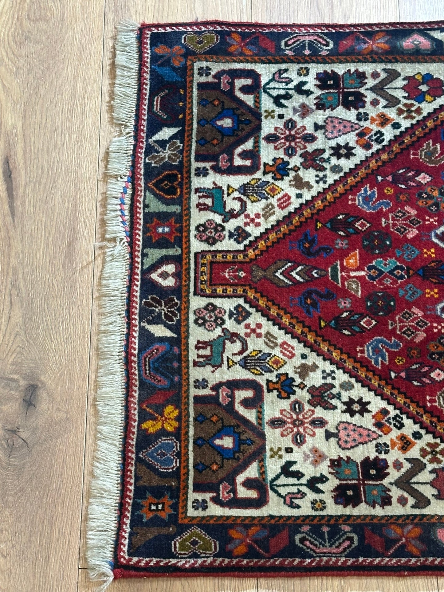 Orientteppich handgeknüpft Abadeh 203x74 cm