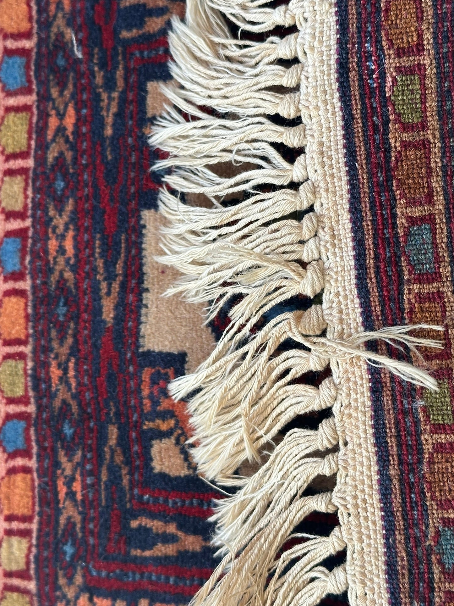 Orientteppich handgeknüpft 35x30 cm Buchara Wolle