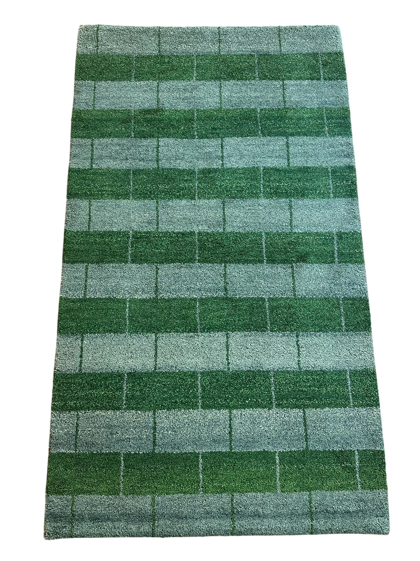 Moderner Gabbeh Teppich handgeknüpft 160x93 cm