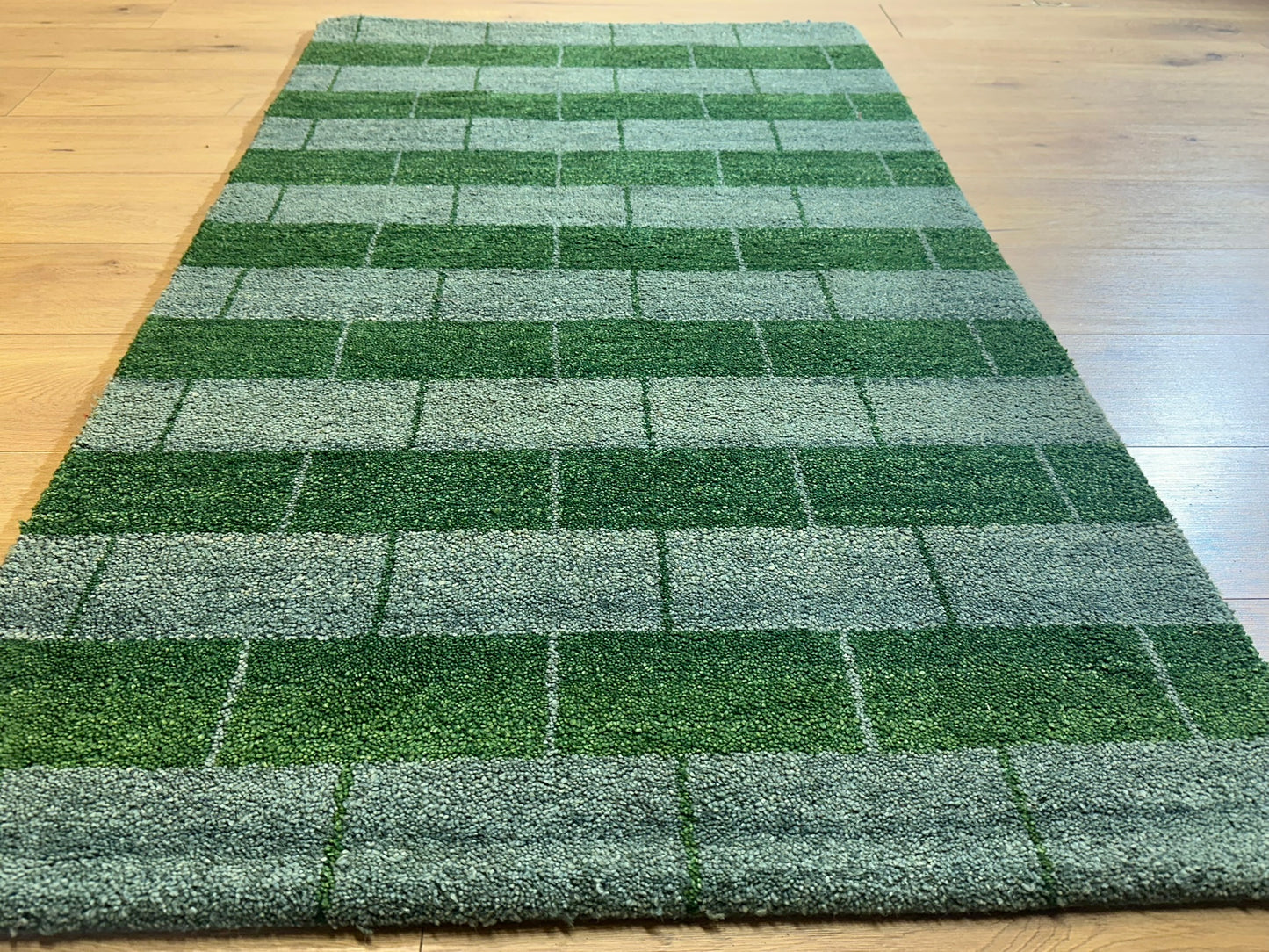 Moderner Gabbeh Teppich handgeknüpft 160x93 cm