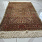 Orientteppich handgeknüpft 142x92 cm Hereke Seide auf seide