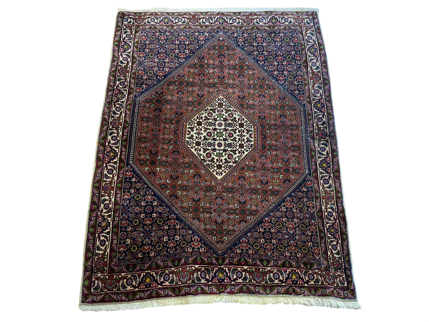 Orientteppich handgeknüpft Bidjar 156x116 cm