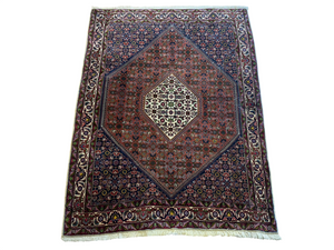 Orientteppich handgeknüpft Bidjar 156x116 cm