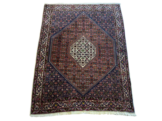 Orientteppich handgeknüpft Bidjar 156x116 cm
