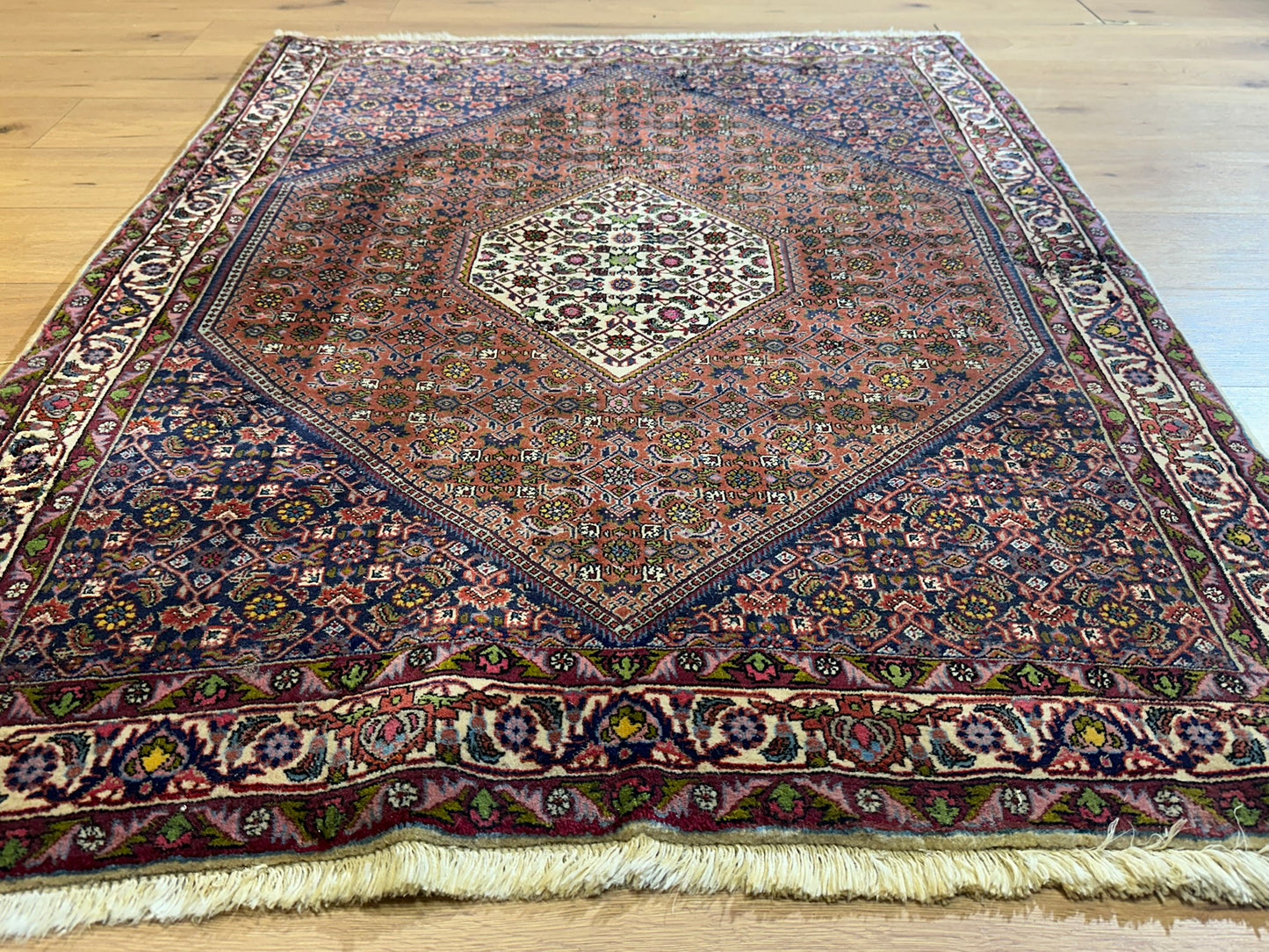 Orientteppich handgeknüpft Bidjar 156x116 cm