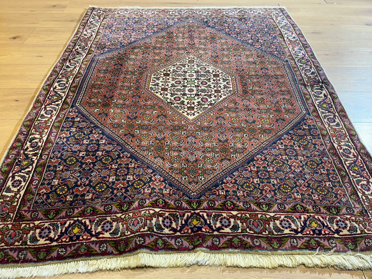 Orientteppich handgeknüpft Bidjar 156x116 cm