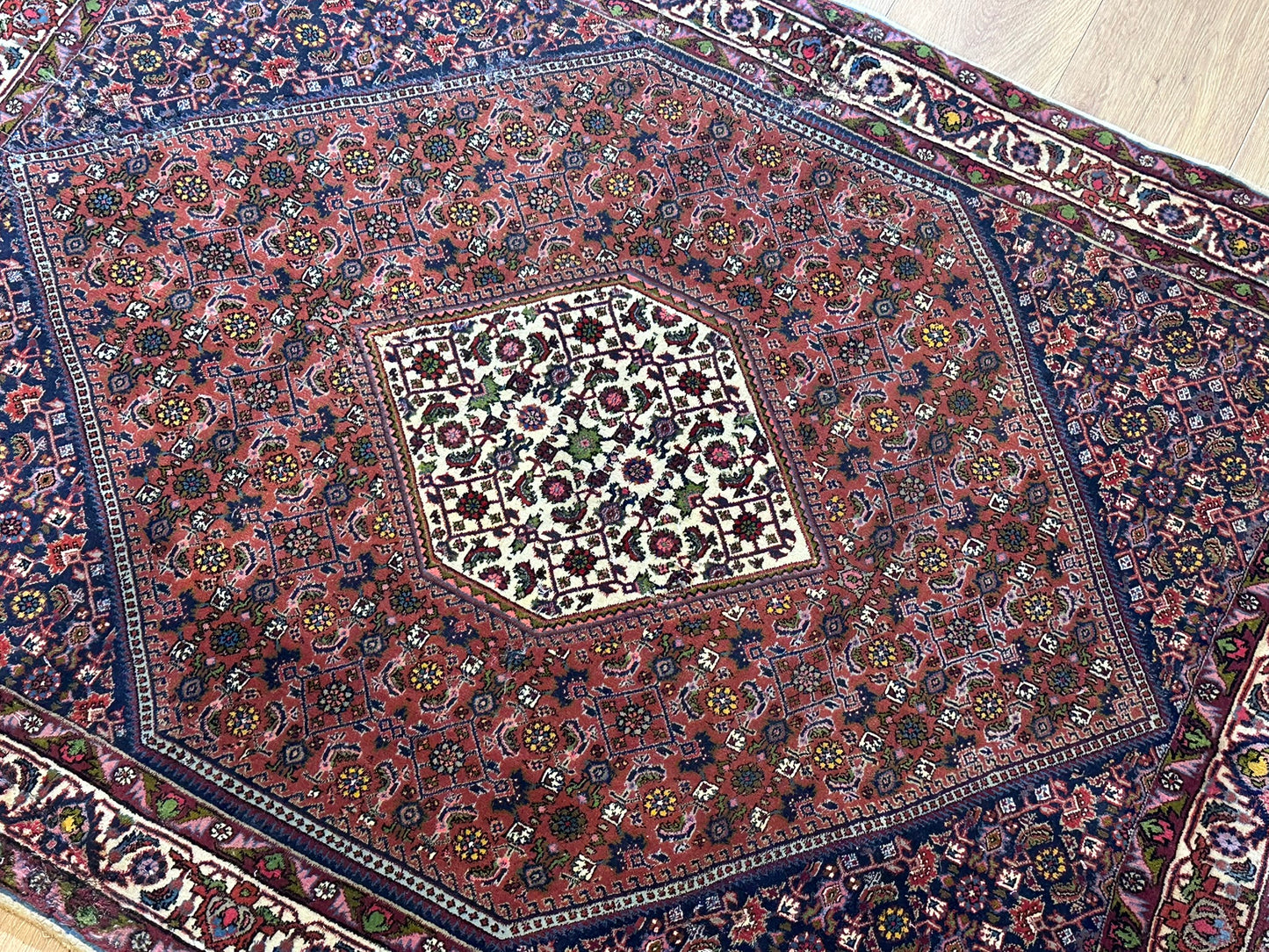 Orientteppich handgeknüpft Bidjar 156x116 cm