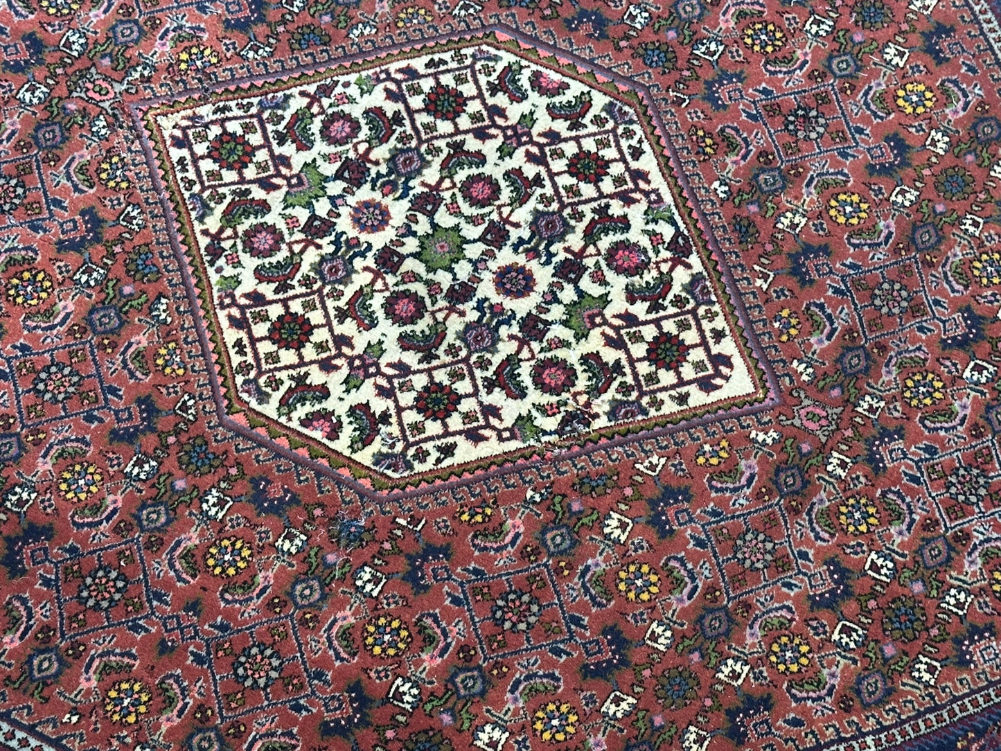 Orientteppich handgeknüpft Bidjar 156x116 cm