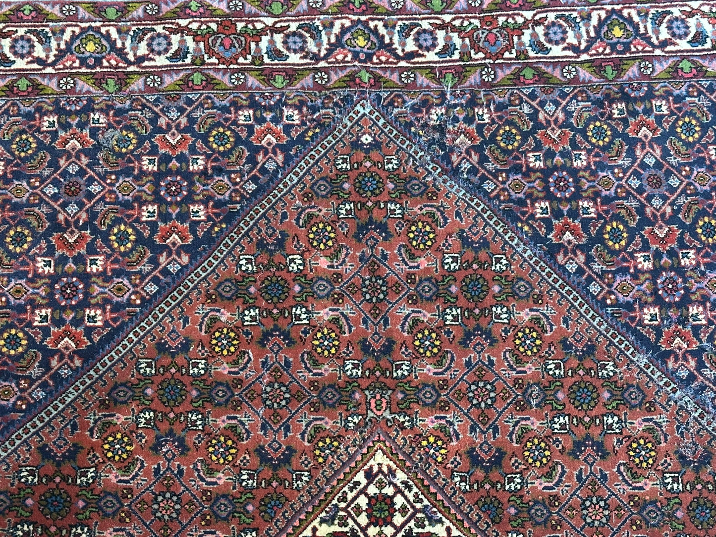 Orientteppich handgeknüpft Bidjar 156x116 cm