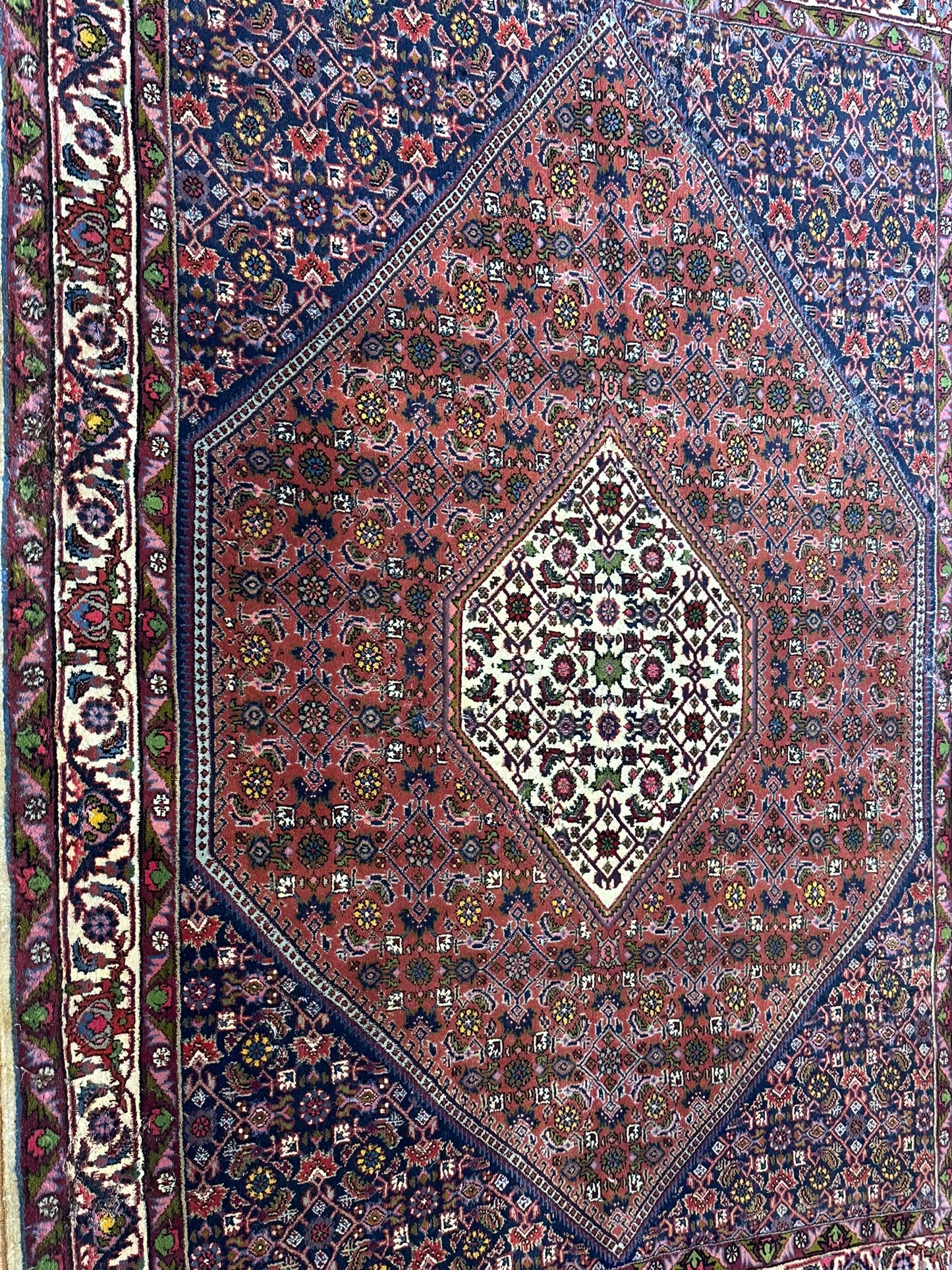 Orientteppich handgeknüpft Bidjar 156x116 cm
