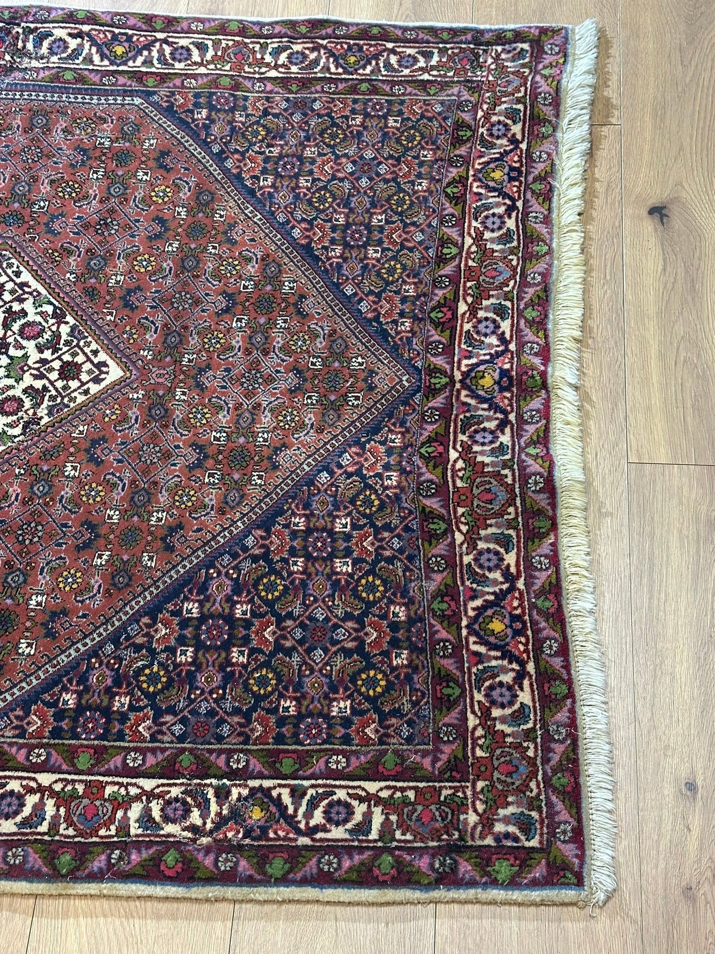 Orientteppich handgeknüpft Bidjar 156x116 cm