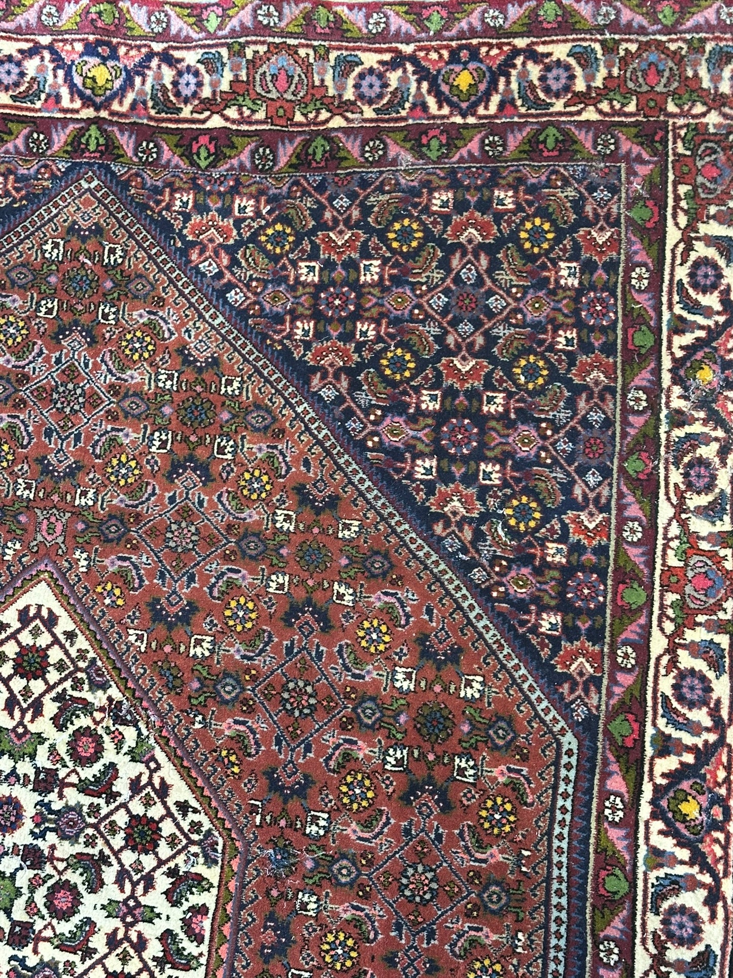 Orientteppich handgeknüpft Bidjar 156x116 cm