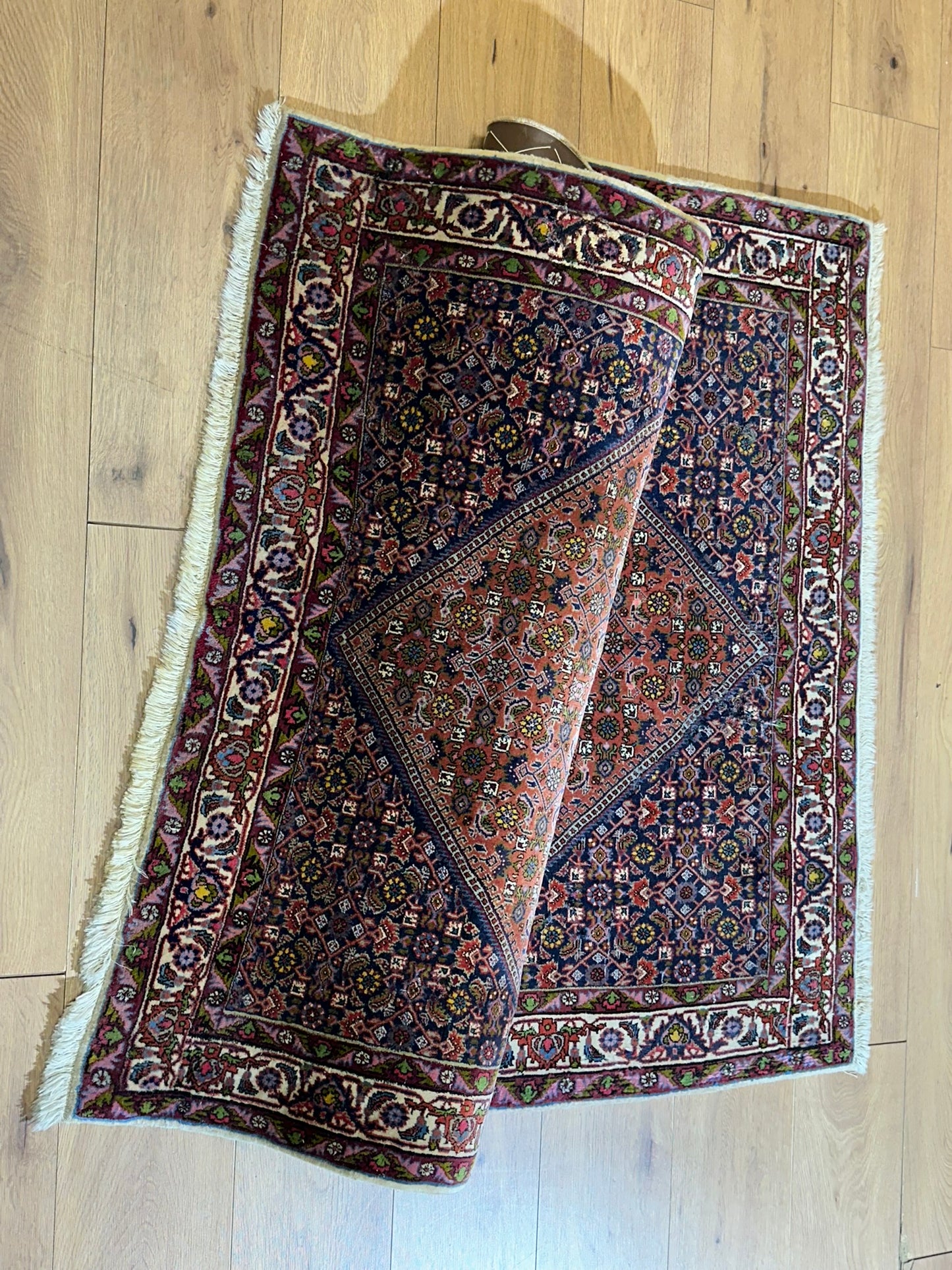 Orientteppich handgeknüpft Bidjar 156x116 cm