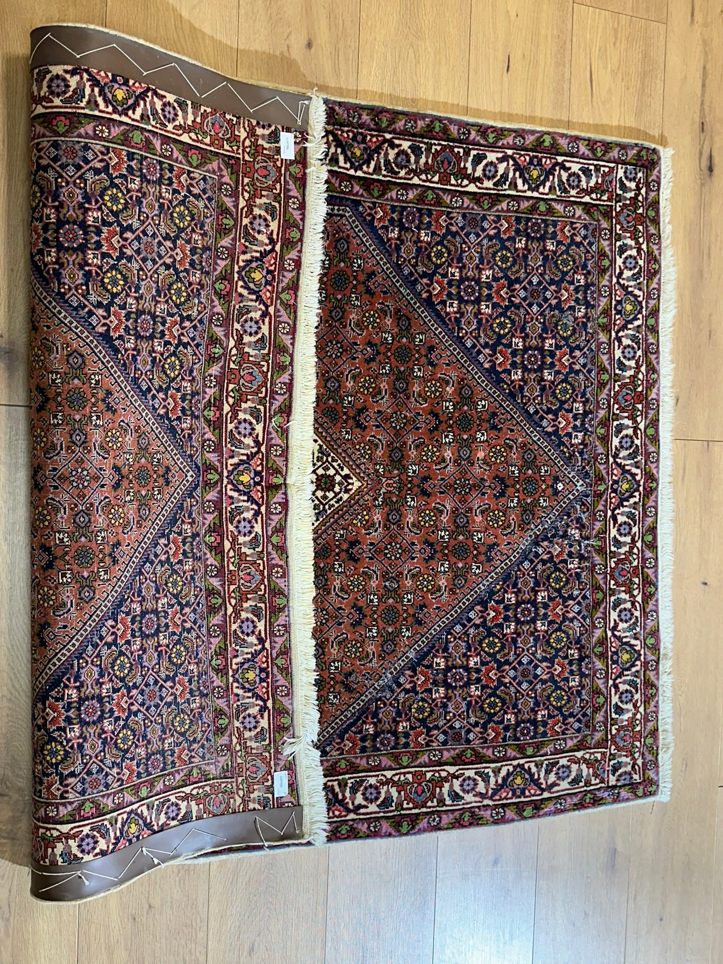 Orientteppich handgeknüpft Bidjar 156x116 cm