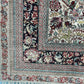 Orientteppich handgeknüpft 108x77 cm Hereke  seide auf Seide