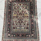 Orientteppich handgeknüpft 108x77 cm Hereke  seide auf Seide