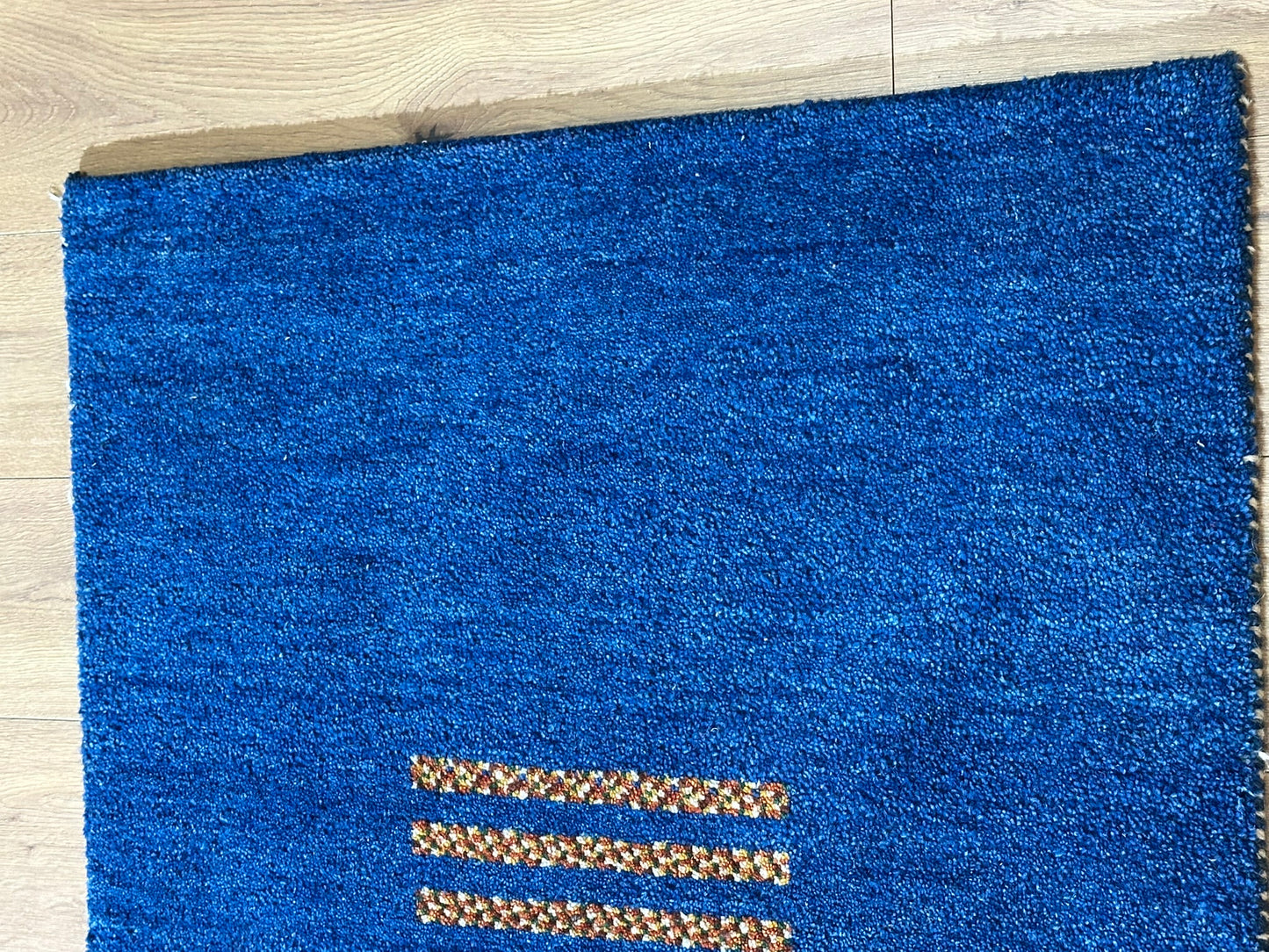 Moderner Gabbeh Teppich handgeknüpft 158x90 cm