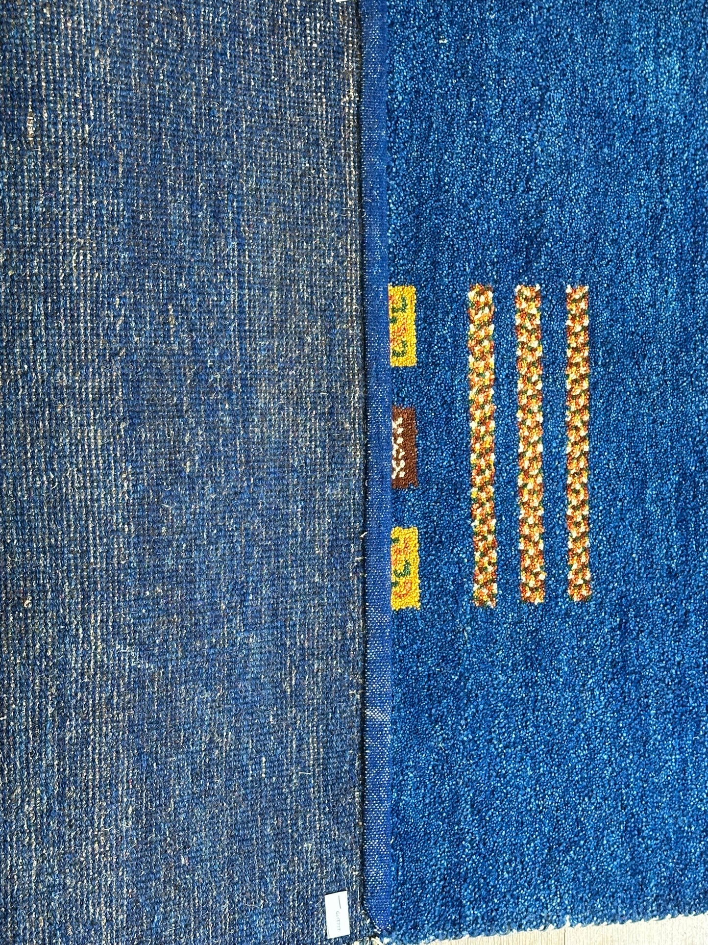 Moderner Gabbeh Teppich handgeknüpft 158x90 cm