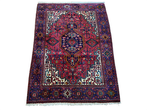 Orientteppich handgeknüpft Bidjar NATURFARBEN JUGENDSTIL163 x 92 cm