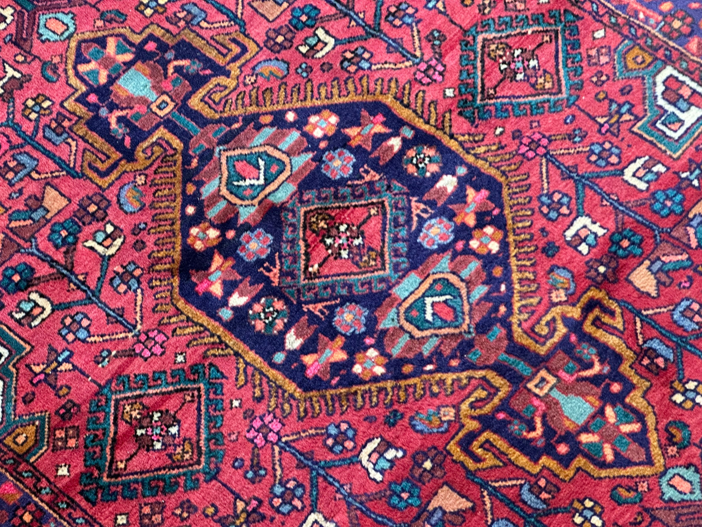 Orientteppich handgeknüpft Bidjar NATURFARBEN JUGENDSTIL163 x 92 cm