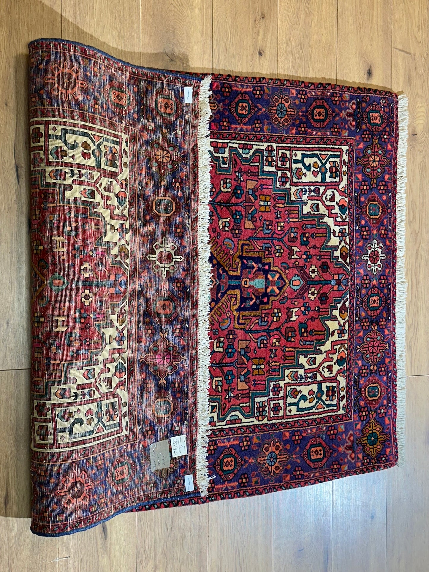 Orientteppich handgeknüpft Bidjar NATURFARBEN JUGENDSTIL163 x 92 cm