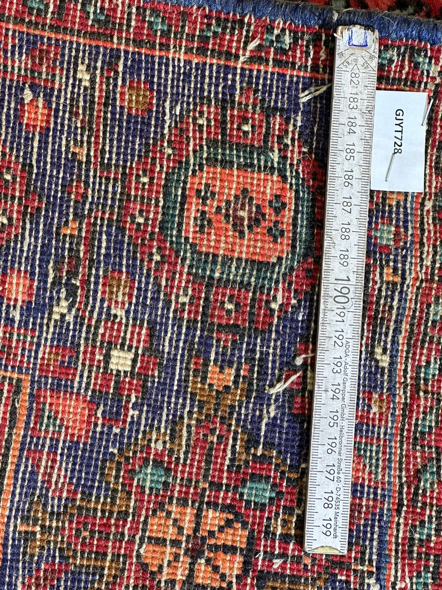 Orientteppich handgeknüpft Bidjar NATURFARBEN JUGENDSTIL163 x 92 cm