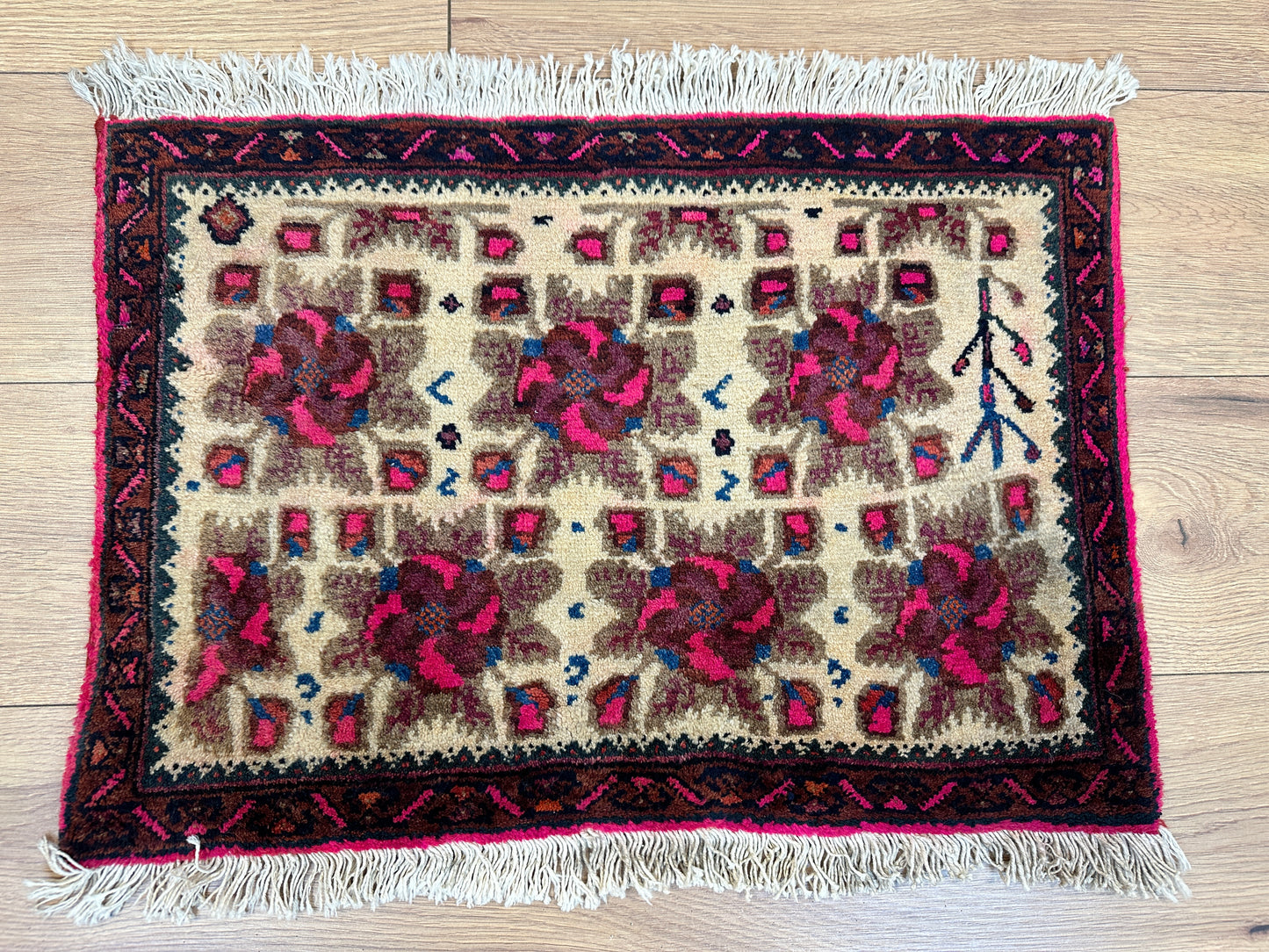 Handgeknüpfter Perser Orientteppich Afschari  45x65 cm