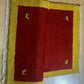 Moderner Gabbeh Teppich handgeknüpft 155x85 cm