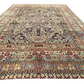 Antiker Orientteppich Handgeknüpft Agra Naturfarben 540x435 cm Signiert