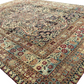 Antiker Orientteppich Handgeknüpft Agra Naturfarben 540x435 cm Signiert