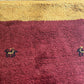 Moderner Gabbeh Teppich handgeknüpft 162x93 cm