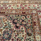 Antiker Orientteppich Handgeknüpft Agra Naturfarben 540x435 cm Signiert