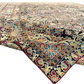 Antiker Orientteppich Handgeknüpft Agra Naturfarben 540x435 cm Signiert