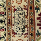 Antiker Orientteppich Handgeknüpft Agra Naturfarben 540x435 cm Signiert