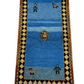 Moderner Gabbeh Teppich handgeknüpft 166x88 cm
