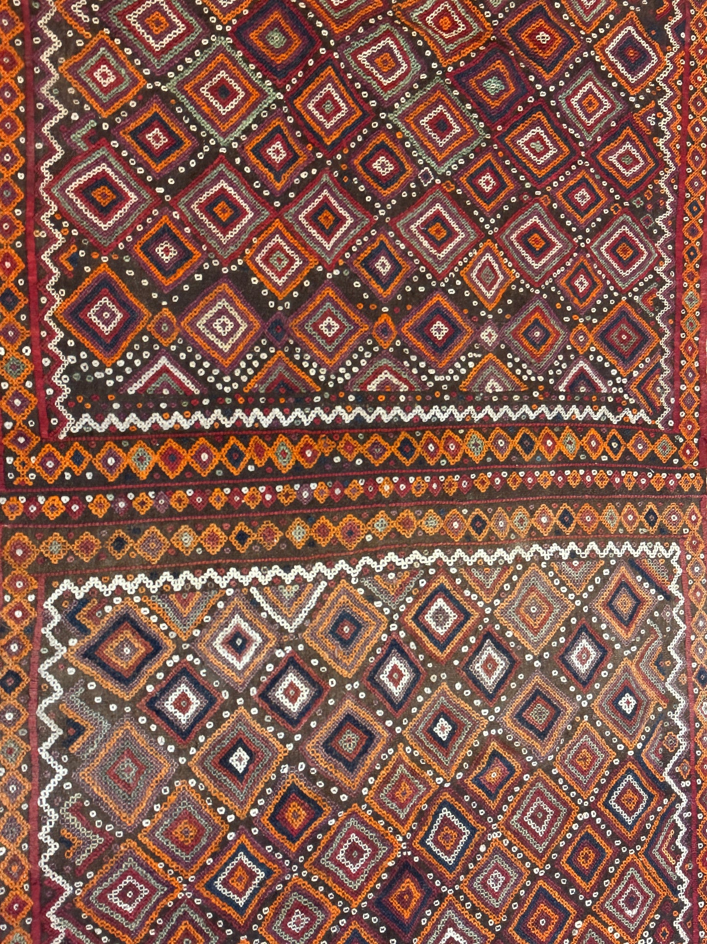 Handgeknüpfter Perser Orientteppich Sumack Tasche 205x95 cm