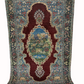 Antik Orientteppich handgeknüpft Kirman Lawer naturfarben  230x142 cm