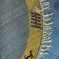 Moderner Gabbeh-Teppich handgeknüpft Indisch rund ca. 150 cm