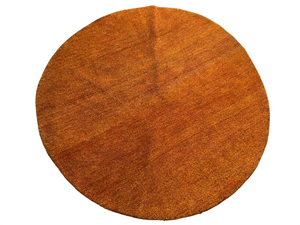 Moderner Gabbeh Teppich handgeknüpft rund ca. 150 cm