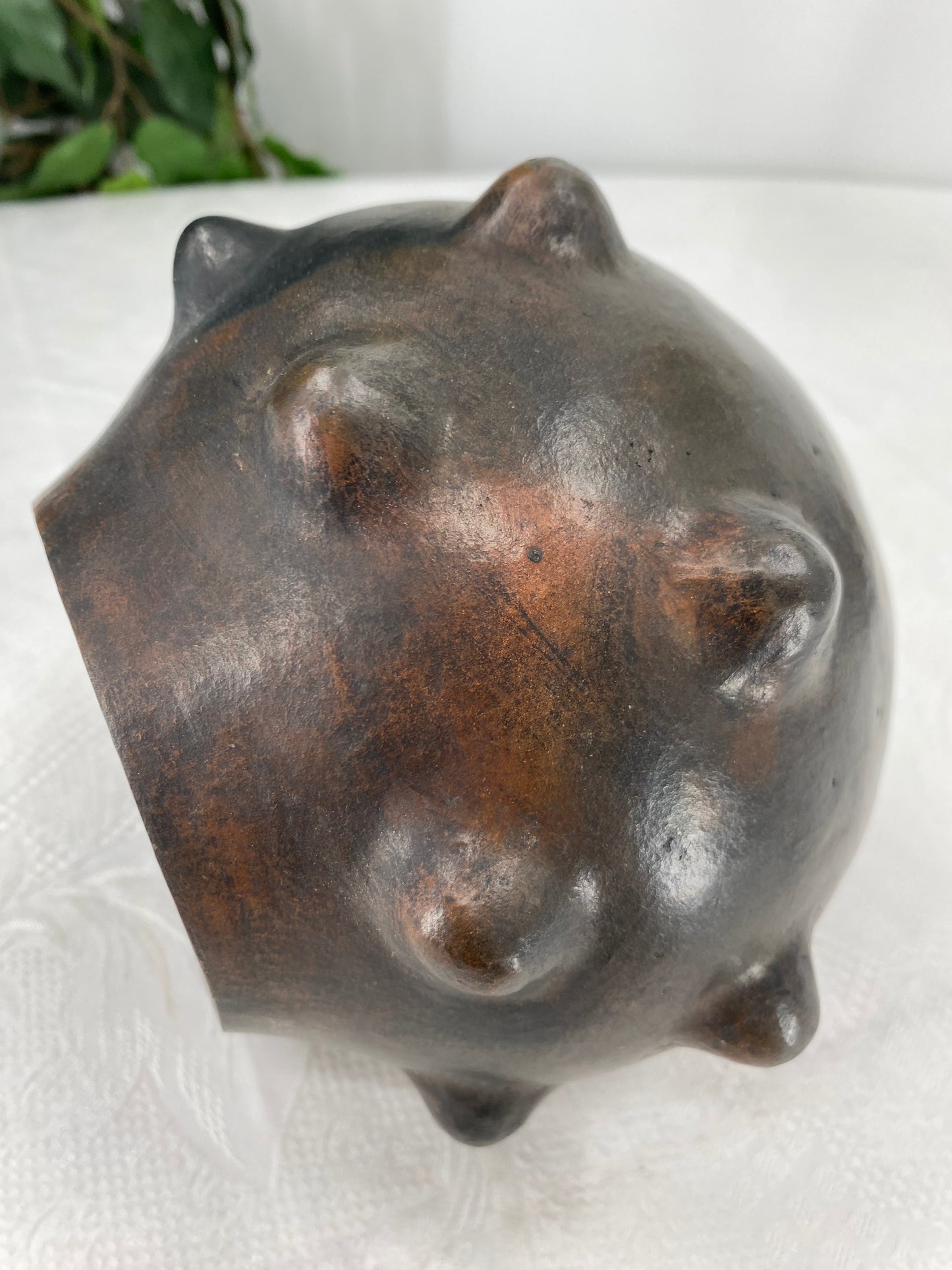 Moderne Pickle Vase, Kunstguss Bronze Jardiniere