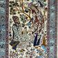 Orientteppich handgeknüpft Isfahan seide 160x110 cm