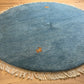 Moderner Gabbeh Teppich handgeknüpft rund ca. 150 cm