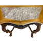 Eleganz des Rokoko: Konsolentisch mit Marmorplatte aus dem 18. Jahrhundert