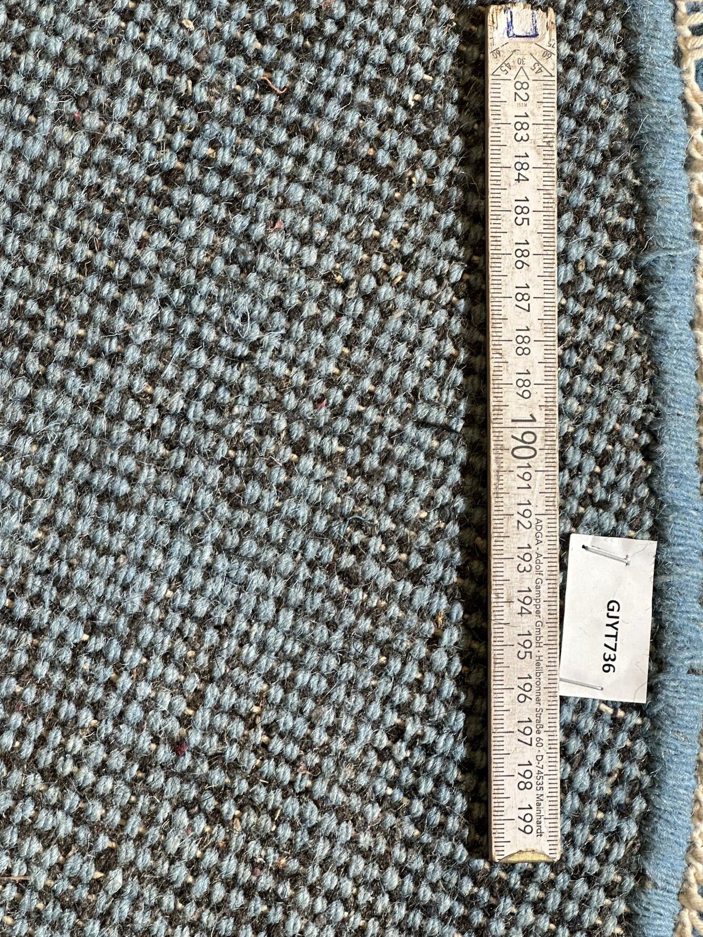 Moderner Gabbeh Teppich handgeknüpft rund ca. 150 cm