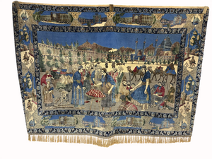Orientteppich handgeknüpft  Bilder teppich Isfahan auf seide 168x117 cm