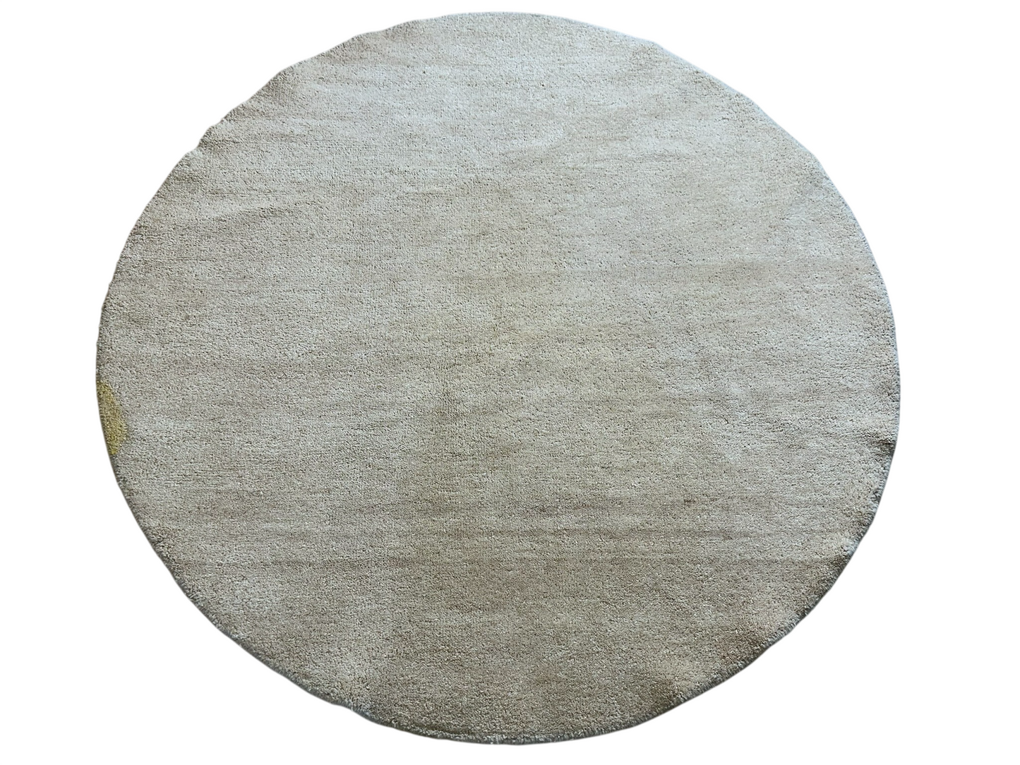 Moderner Gabbeh Teppich handgeknüpft rund ca. 152 cm